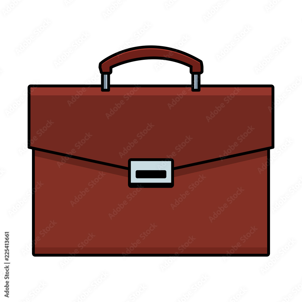 Business briefcase isolated Business briefcase isolated