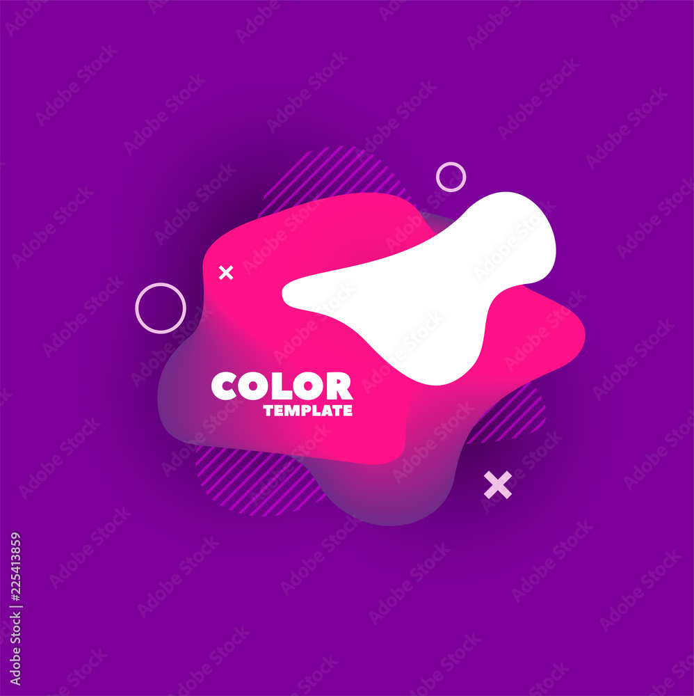 Gradient abstract banners with flowing shapes Gradient abstract banners with flowing shapes