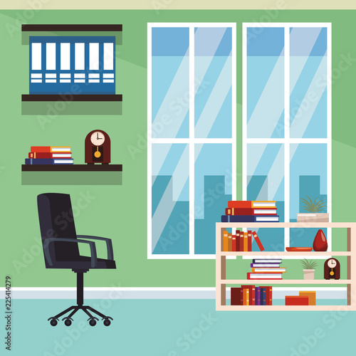 Fototapeta Naklejka Na Ścianę i Meble -  Office interior scenery