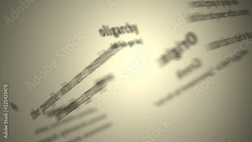 Definition: Oligarchy 