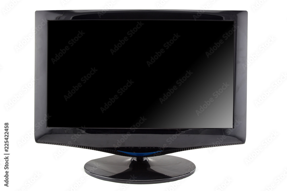 flat screen tv on white background flat screen tv on white background