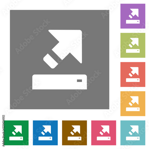 Export square flat icons