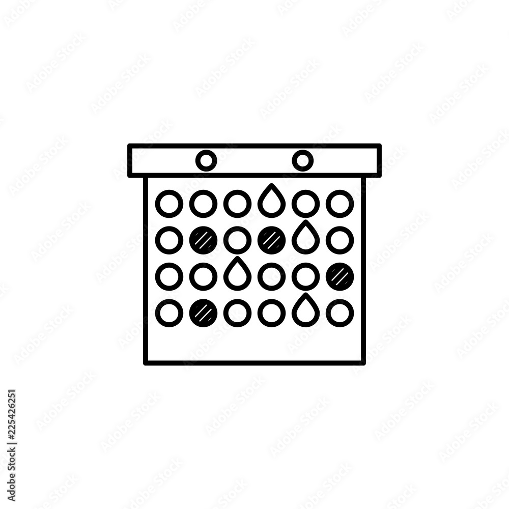 calendar health icon. Element of blood donation for mobile concept and web apps illustration. Thin line icon for website design and development, app development calendar health icon. Element of blood donation for mobile concept and web apps illustration. Thin line icon for website design and development, app development
