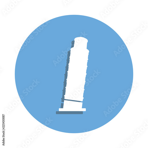 India famous buildinig icon in badge style. One of Bulding collection icon can be used for UI, UX