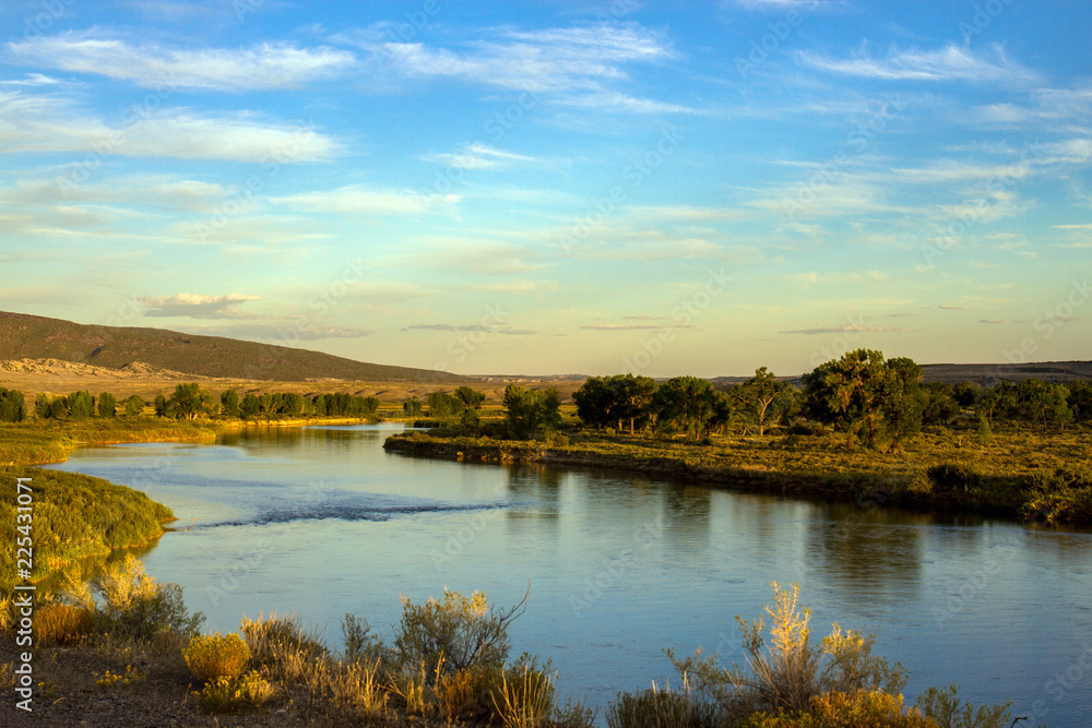 The Green River flows through Browns Park National Wildlife Refuge, a wild, beautiful, remote area of mountains, prairies, and wetlands in the extreme northwest corner of Colorado