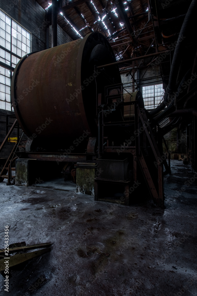 Rusted Rock Crusher - Abandoned Bay State Iron Company - New York Rusted Rock Crusher - Abandoned Bay State Iron Company - New York