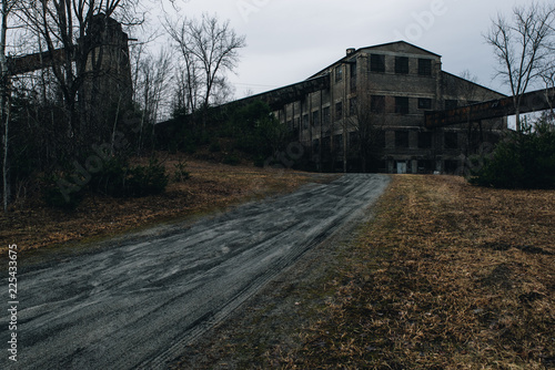 Gloomy View of Abandoned Bay State Iron Company - New York