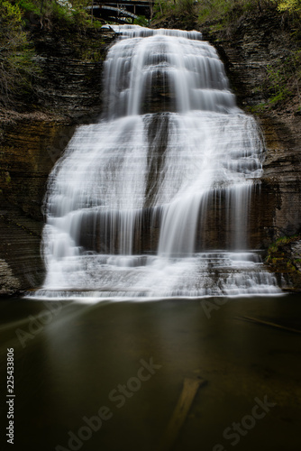 Long Exposure Waterfall - Shequaga Falls - Montour Falls  New York