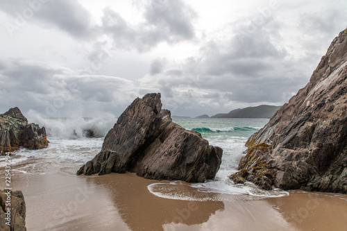 Coumeenole Beach Crashing Waves photo