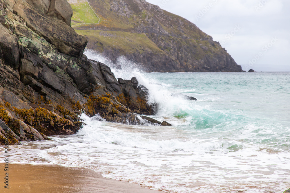 Coumeenoole Beach Crashing Waves