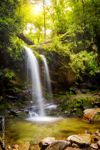 Grotto Falls in Smoky Mountain National Park photo