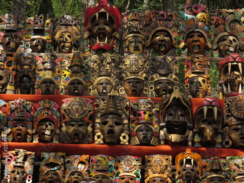  Mexican ceramic masks