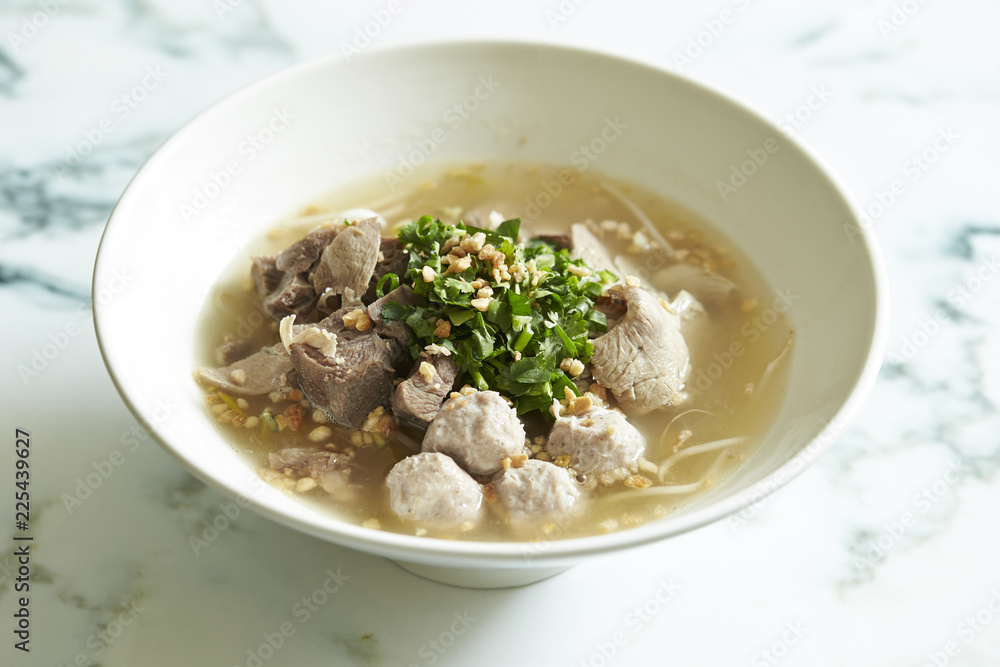 Rice noodle soup Rice noodle soup