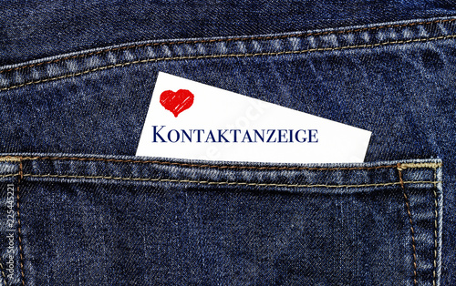 Kontaktanzeige photo