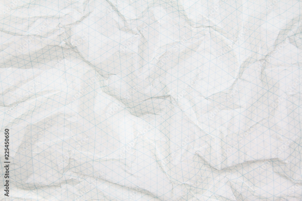 Naklejka premium Curled sheet of transparent paper