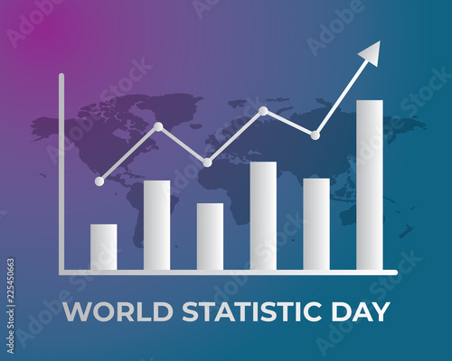 world statistic day illustration world statistic day illustration vector ,statistic day illustration vector