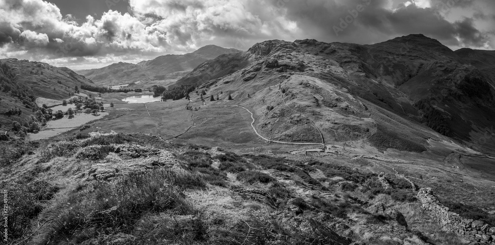Landscapes views of Great Langdale in the Lake District Landscapes views of Great Langdale in the Lake District