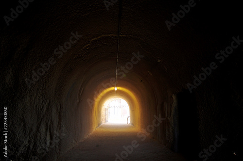 The Whaler's Tunnel of Round House Prison at Fremantle port city in Perth, Australia