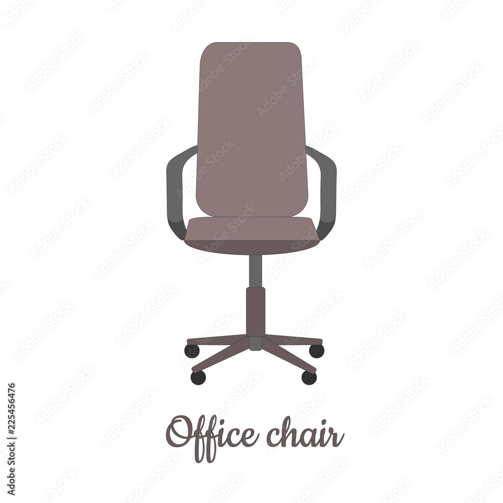 office armchair, vector illustration office armchair, vector illustration