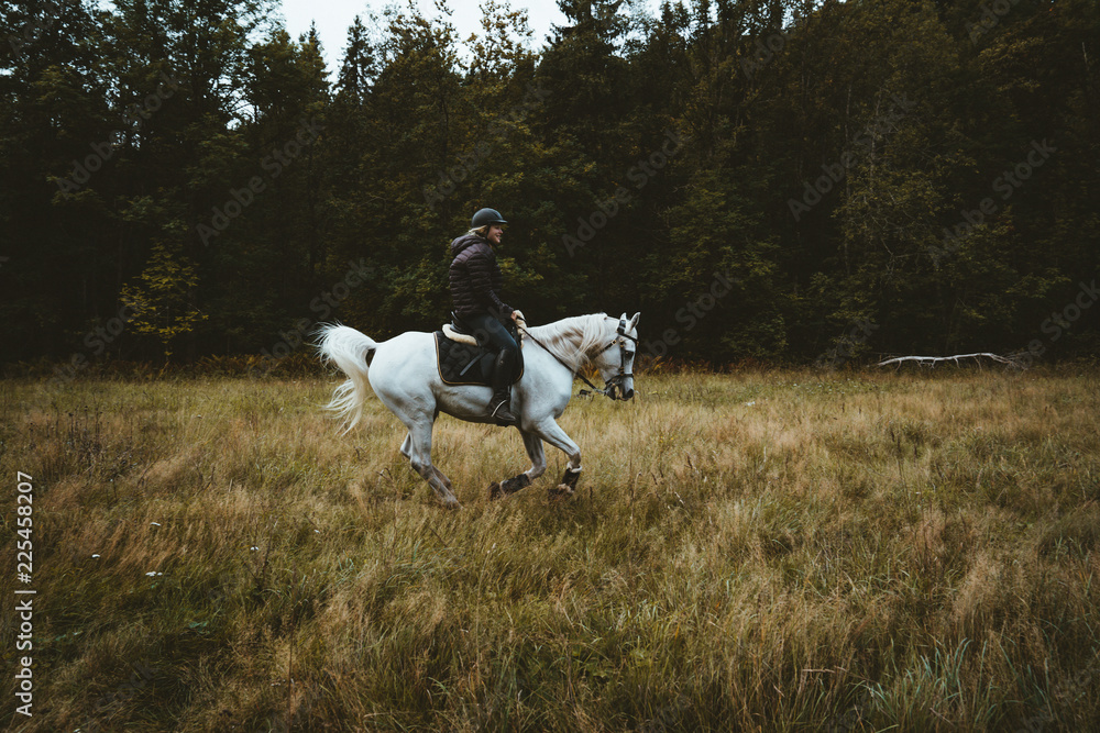 A girl and her horse