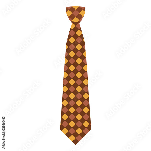 Jacket tie icon. Flat illustration of jacket tie vector icon for web design