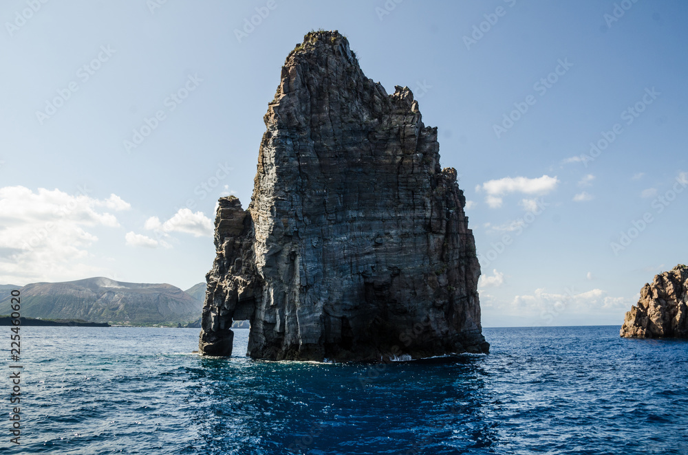 Naklejka premium Lipari / Vulcano 