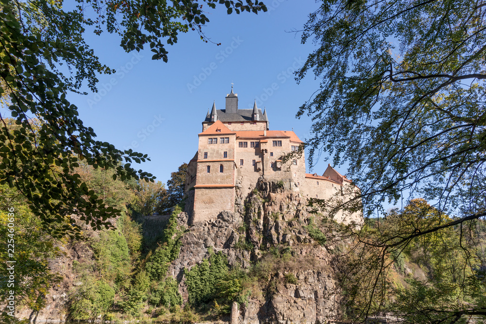 Burg Kriebstein in Sachsen, Deutschland