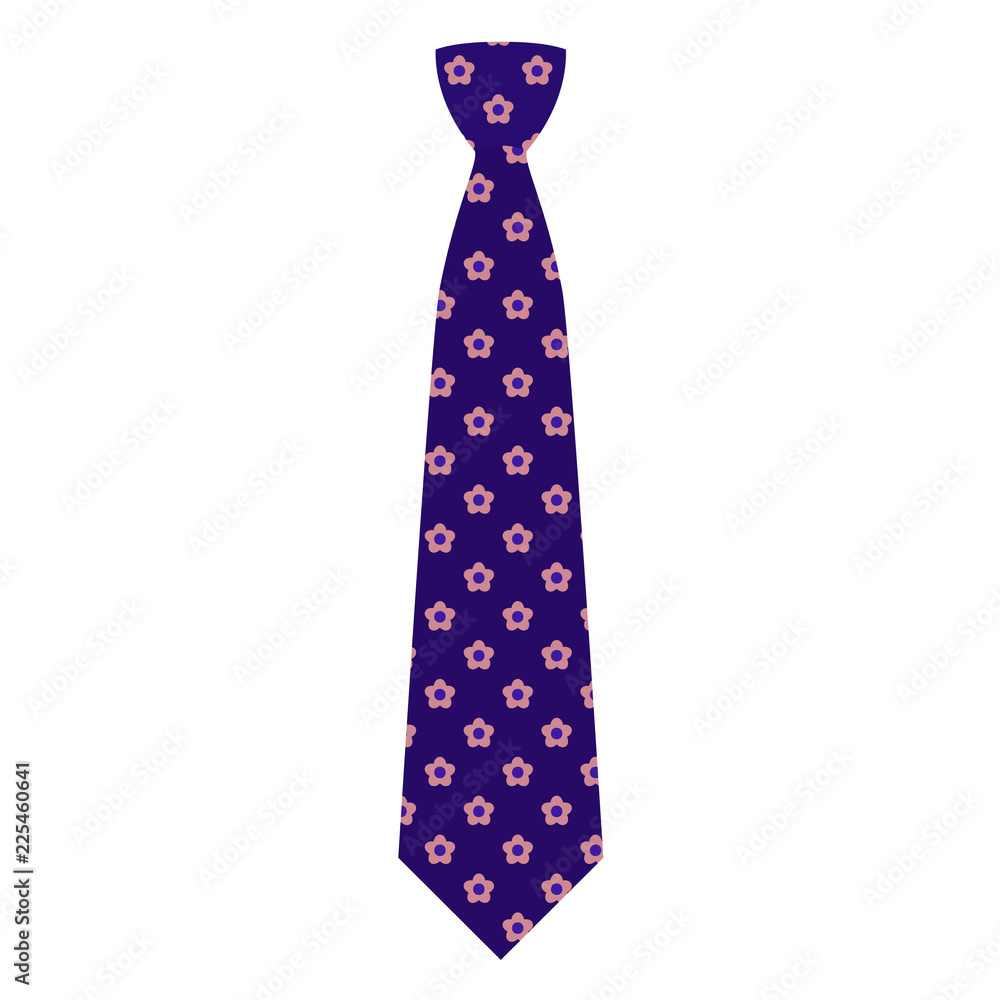 Flowers fashion tie icon. Flat illustration of flowers fashion tie vector icon for web design Flowers fashion tie icon. Flat illustration of flowers fashion tie vector icon for web design