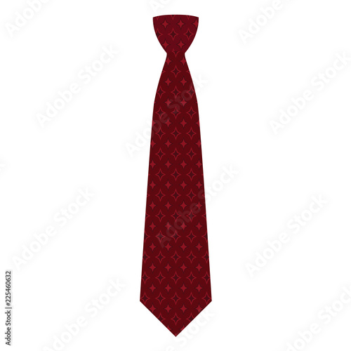 Fashion tie icon. Flat illustration of fashion tie vector icon for web design