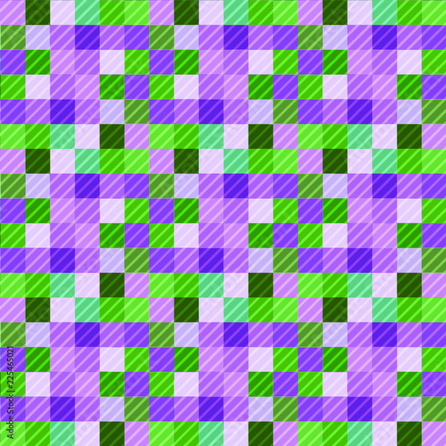 Seamless pattern background from a variety of multicolored squares.