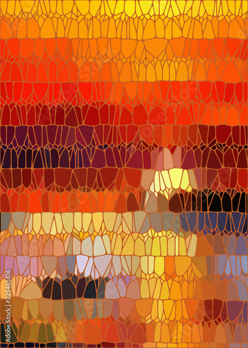 autumn abstract stained glass background