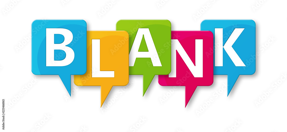 Blank - letters written in beautiful boxes on white background Blank - letters written in beautiful boxes on white background