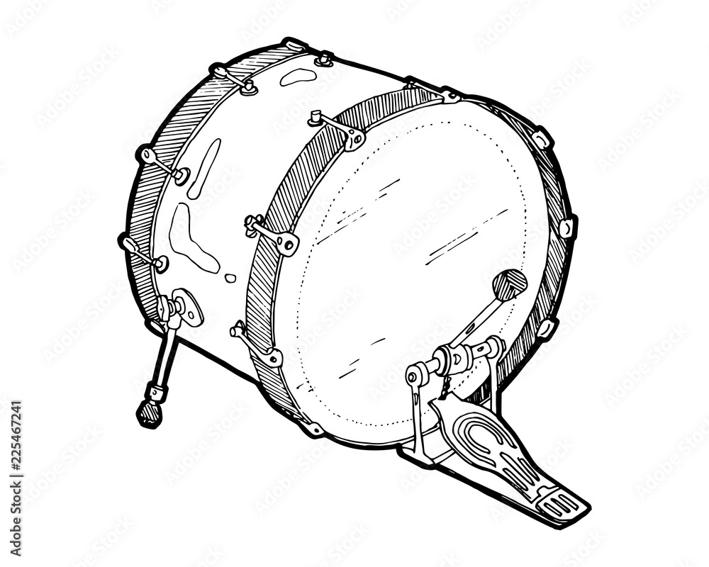 Bass Drum Vector