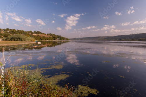 summer landscape with river