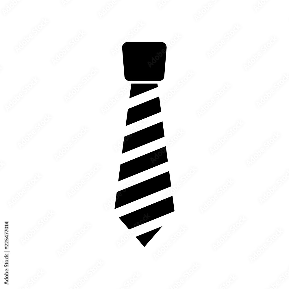Tie icon, logo on white background
