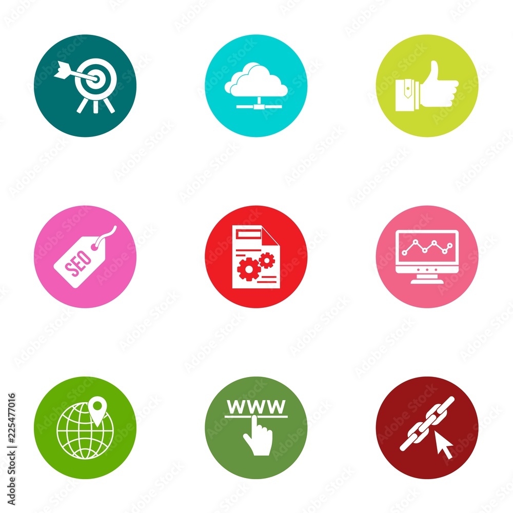 Streamline icons set. Flat set of 9 streamline vector icons for web isolated on white background Streamline icons set. Flat set of 9 streamline vector icons for web isolated on white background
