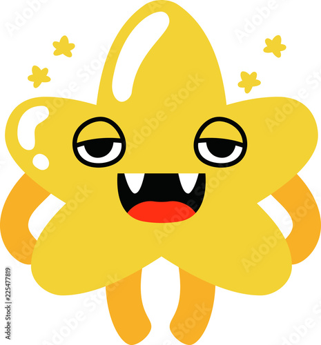 cartoon cute monster vector