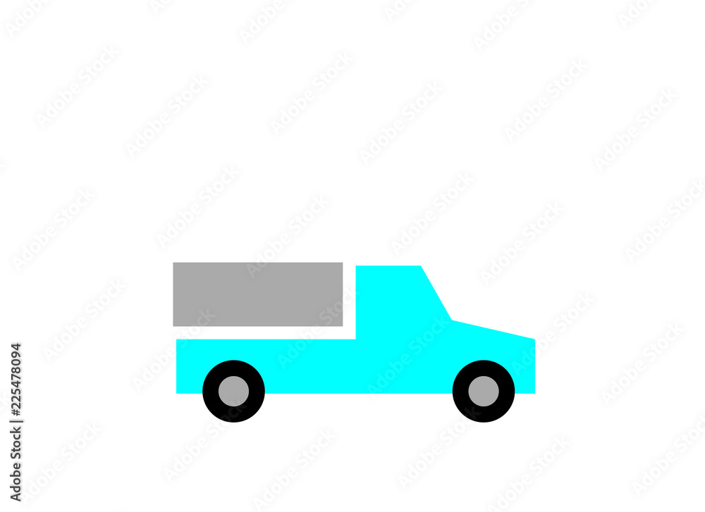 Tranportation logistics van Tranportation logistics van