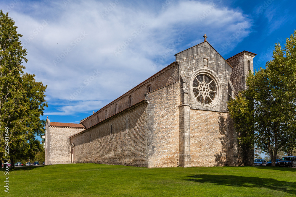 Igreja de Santa Clara Church part of the former Santa Clara Nunnery in the city of Santarem, Portugal - 13th century Mendicant Gothic Architecture
