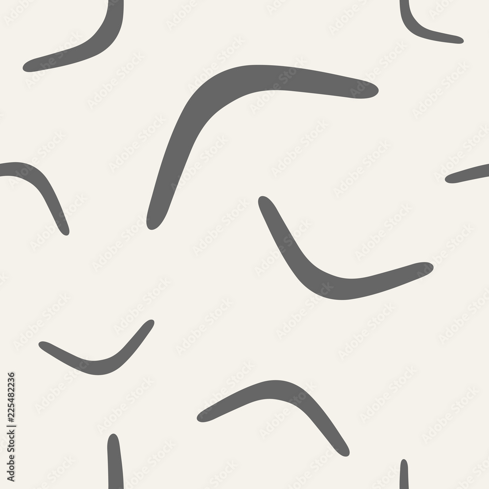 Seamless pattern of boomerangs. Seamless pattern of boomerangs.