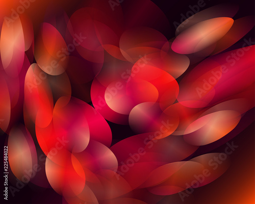 Background with irregularly arranged red gradients