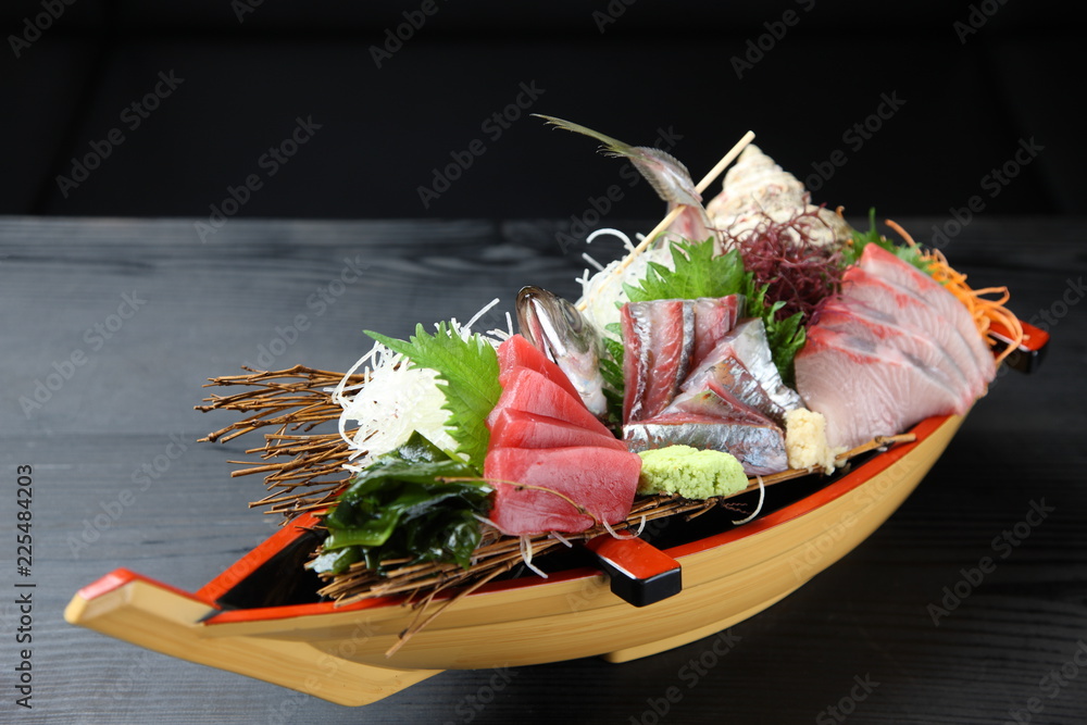 刺身の船盛 Stock 写真 Adobe Stock