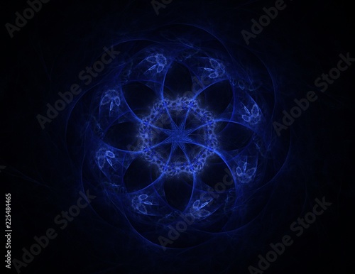 Abstract design made of sacred symbols signs geometry and designs on the subject of astrology alchemy magic.