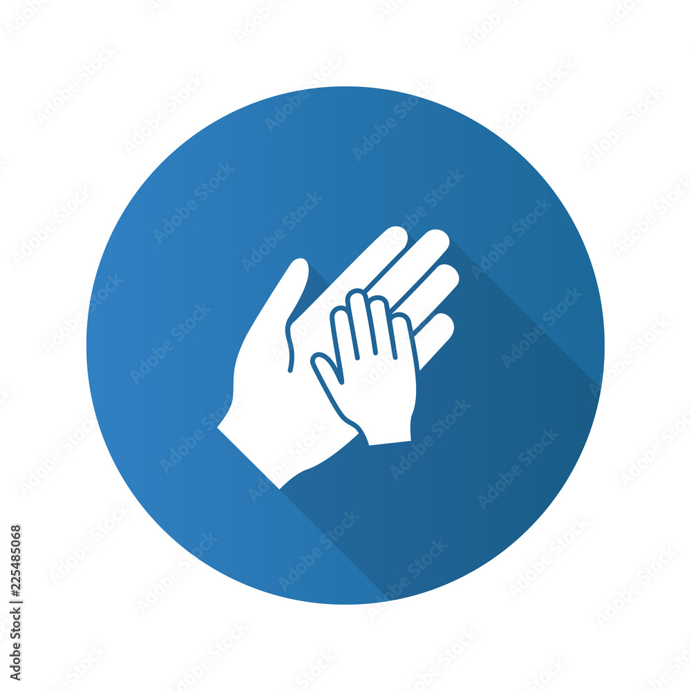 Charity for children flat design long shadow glyph icon Charity for children flat design long shadow glyph icon