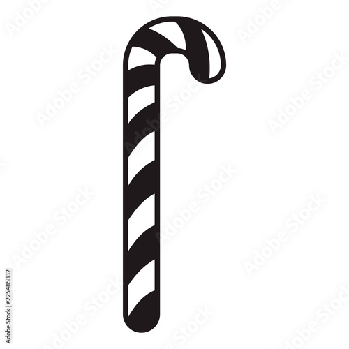 Candy stick icon. Simple illustration of candy stick vector icon for web design isolated on white background