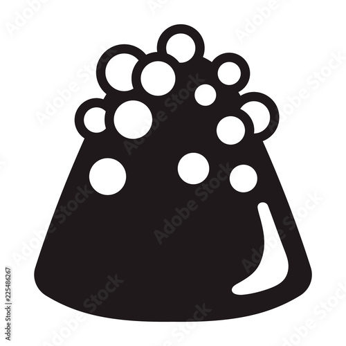Choco truffle icon. Simple illustration of choco truffle vector icon for web design isolated on white background