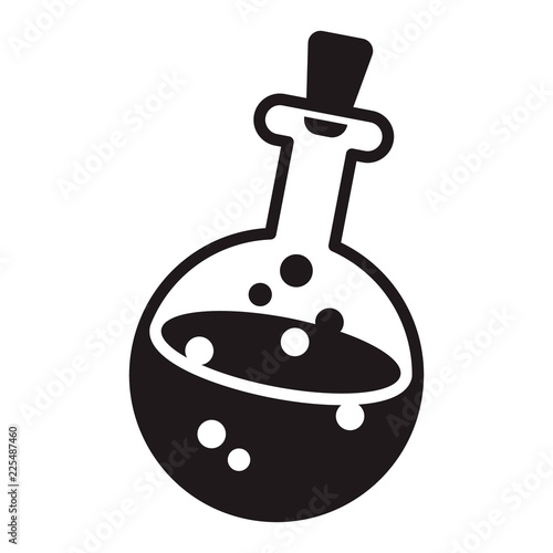 Magic potion icon. Simple illustration of magic potion vector icon for web design isolated on white background
