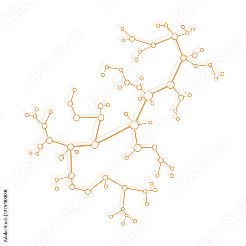 Structure of molecule and communication.