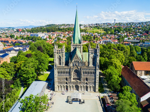 Nidaros Cathedral in Trondheim photo