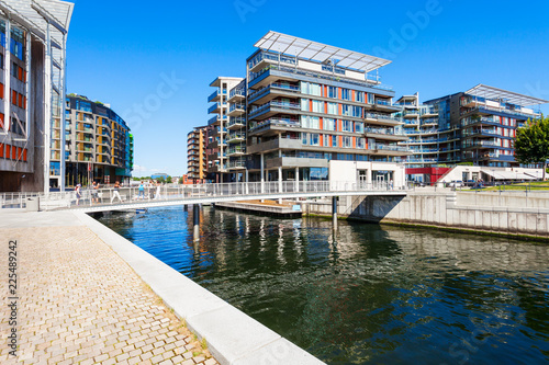 Canvas Print Aker Brygge in Oslo